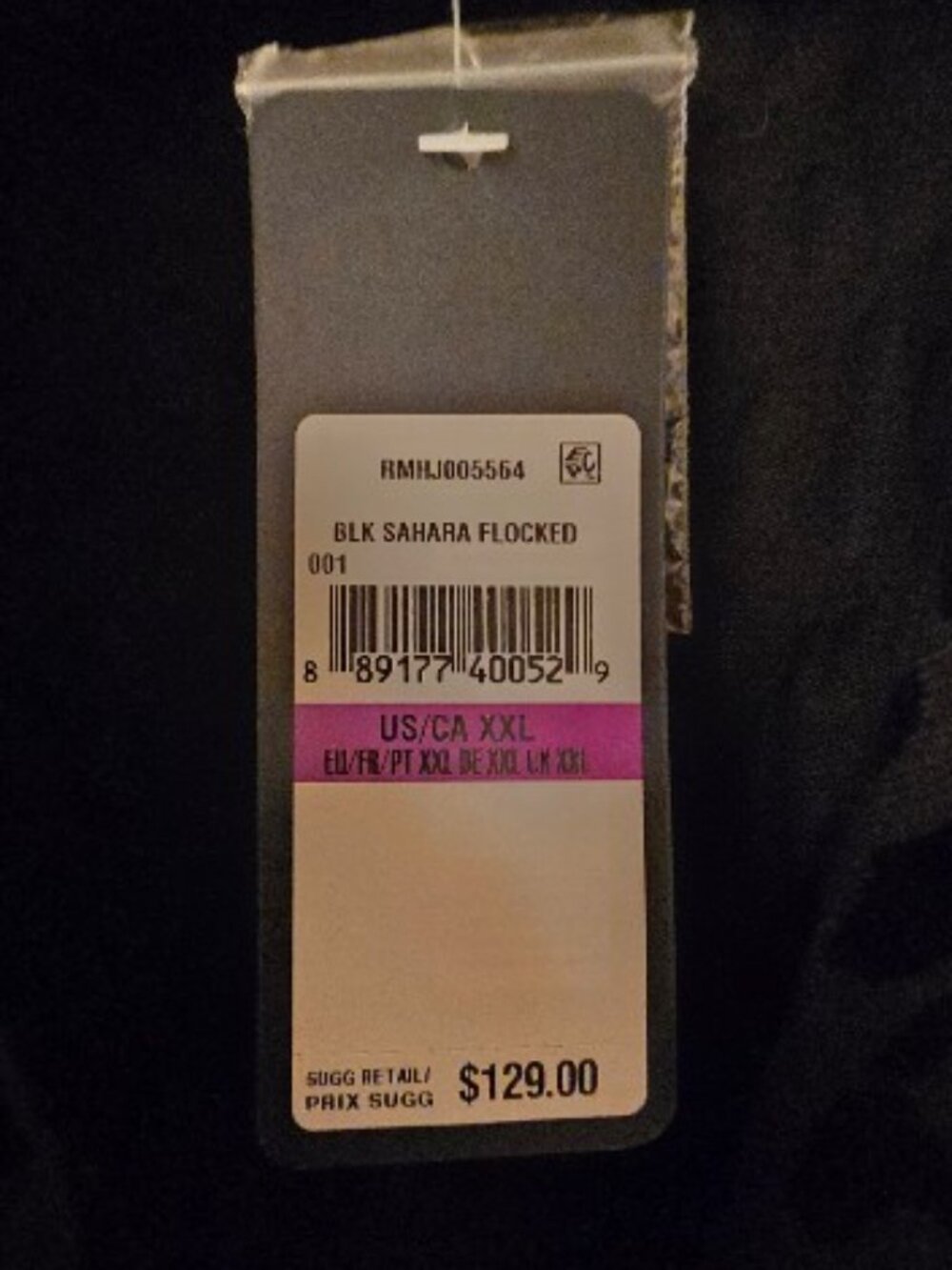 RACHEL ROY Cropped Leopard Flocked Print Jacket - XXL - Picture 5 of 5